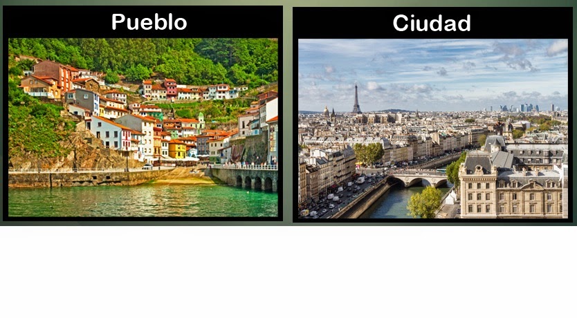 Semejanzas entre pueblo y ciudad